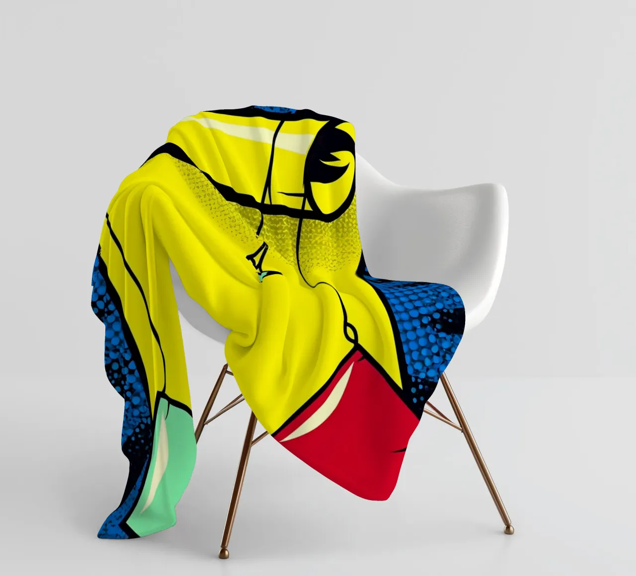 Scroll - Pop Art coperta in pile da ColorCrash Gallery