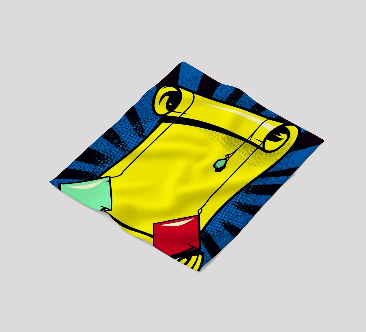 Scroll - Pop Art coperta in pile da ColorCrash Gallery