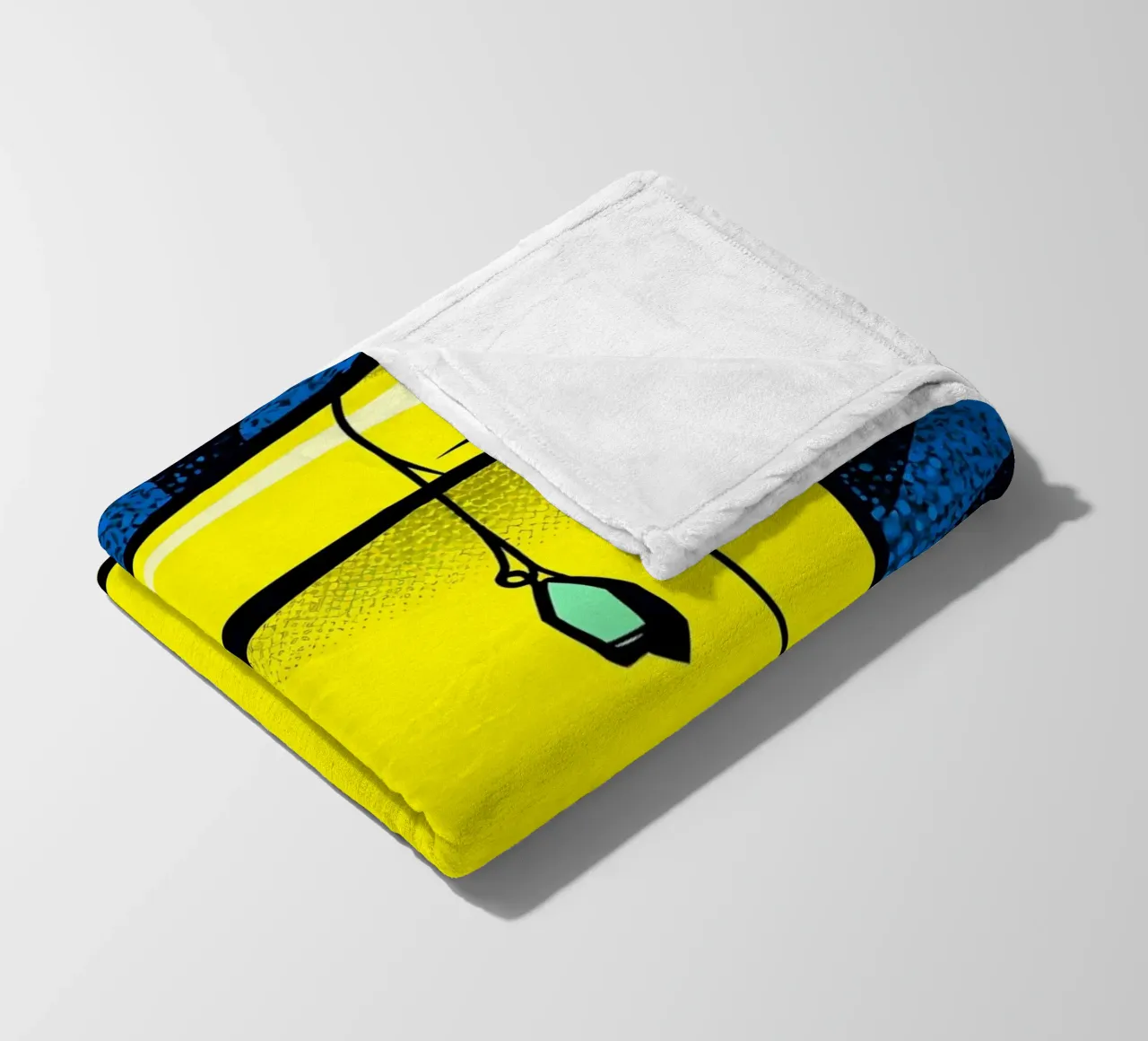 Scroll - Pop Art coperta in pile da ColorCrash Gallery