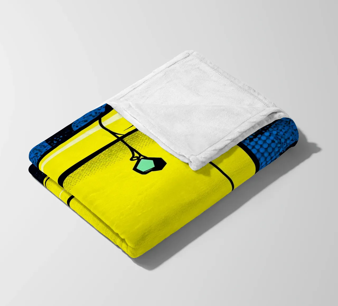 Scroll - Pop Art coperta in pile da ColorCrash Gallery