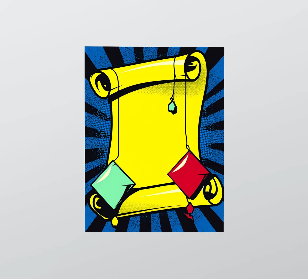 Scroll - Pop Art adesivo da ColorCrash Gallery
