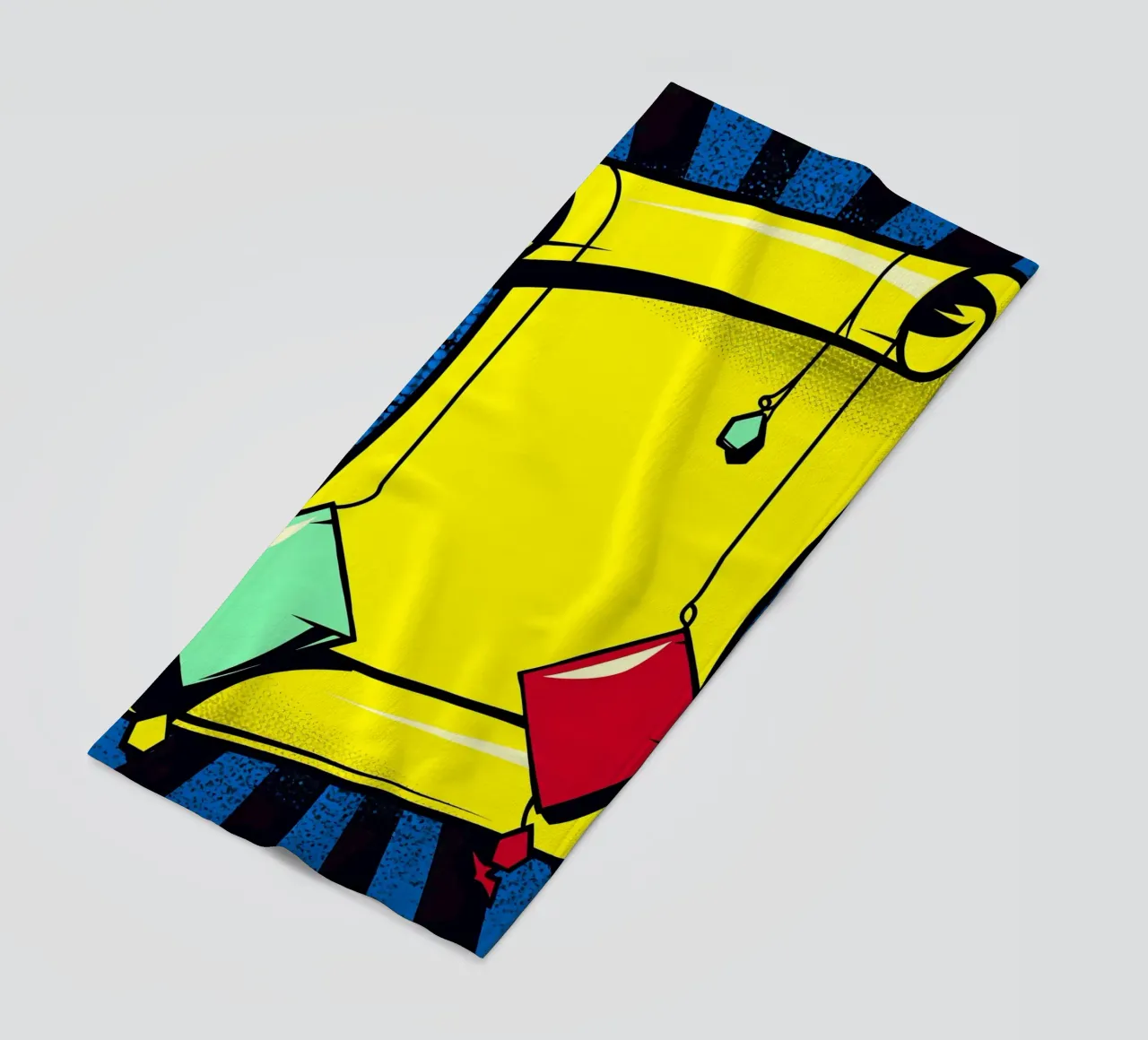 Scroll - Pop Art telo mare da ColorCrash Gallery