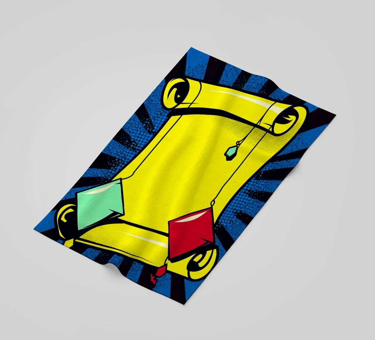 Scroll - Pop Art telo mare da ColorCrash Gallery