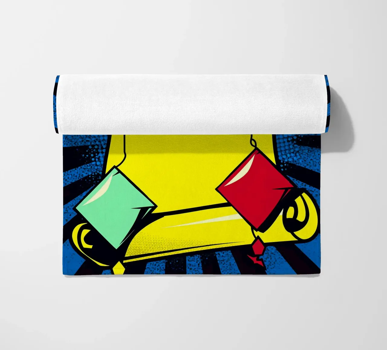 Scroll - Pop Art telo mare da ColorCrash Gallery
