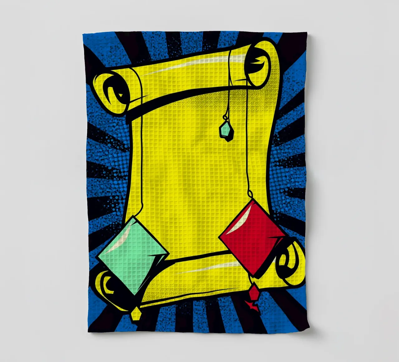 Scroll - Pop Art canovaccio da cucina da ColorCrash Gallery