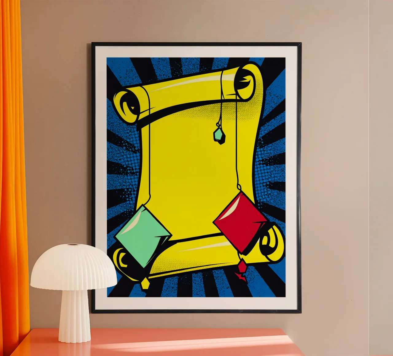 Scroll - Pop Art poster da ColorCrash Gallery
