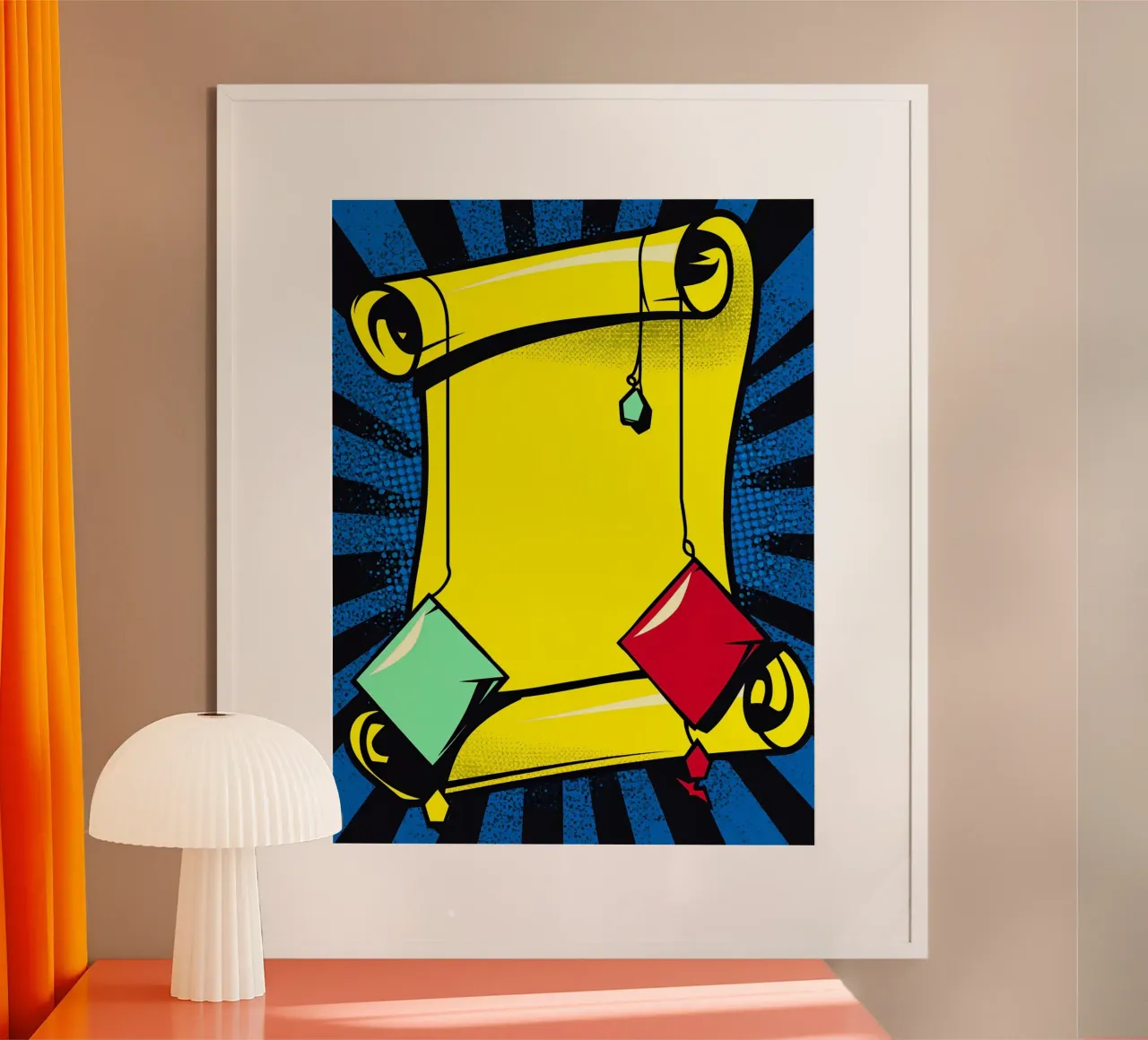 Scroll - Pop Art poster da ColorCrash Gallery