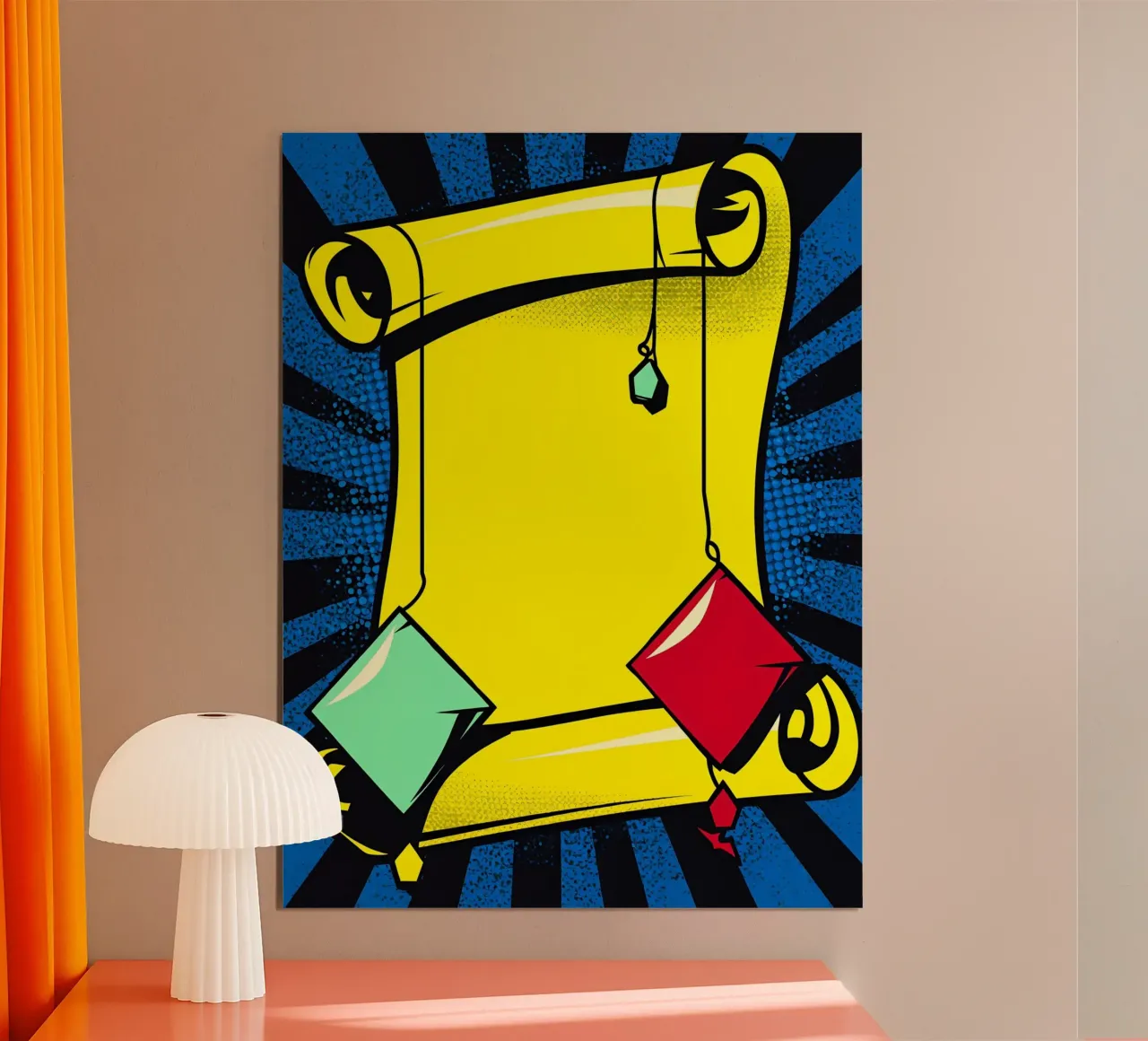 Scroll - Pop Art poster da ColorCrash Gallery