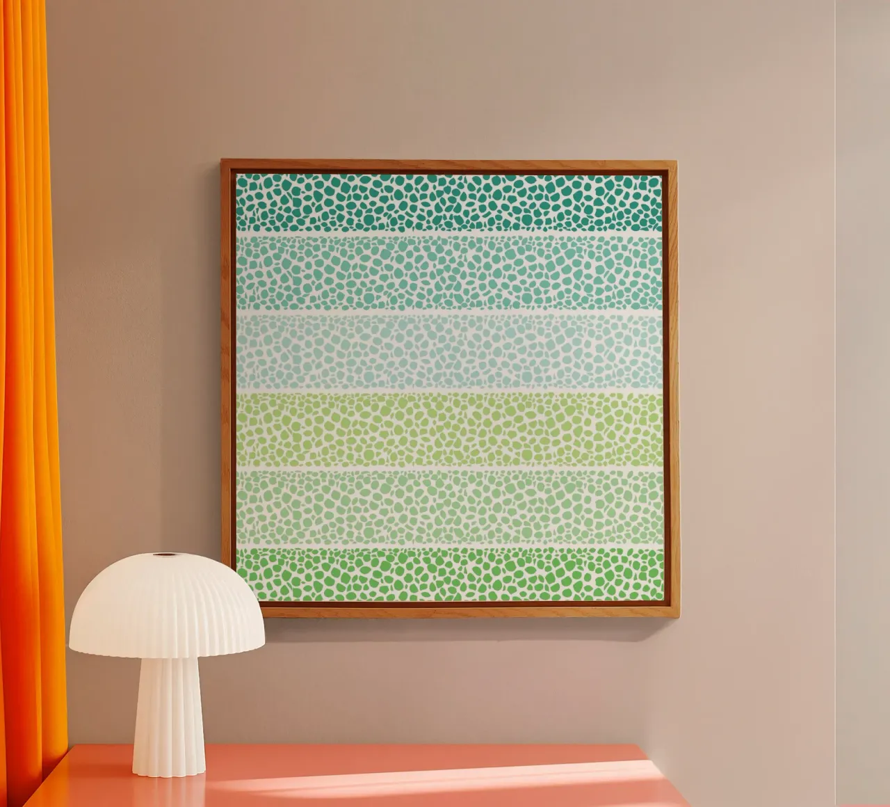 Riverside Zen Pebbles plexiglass da Pom Graphic Design