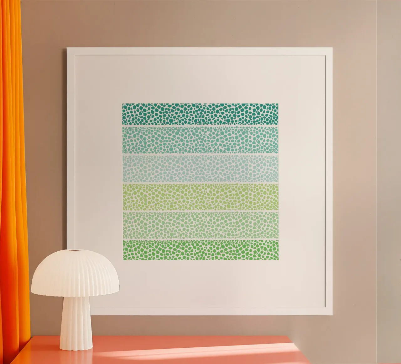 Riverside Zen Pebbles poster da Pom Graphic Design