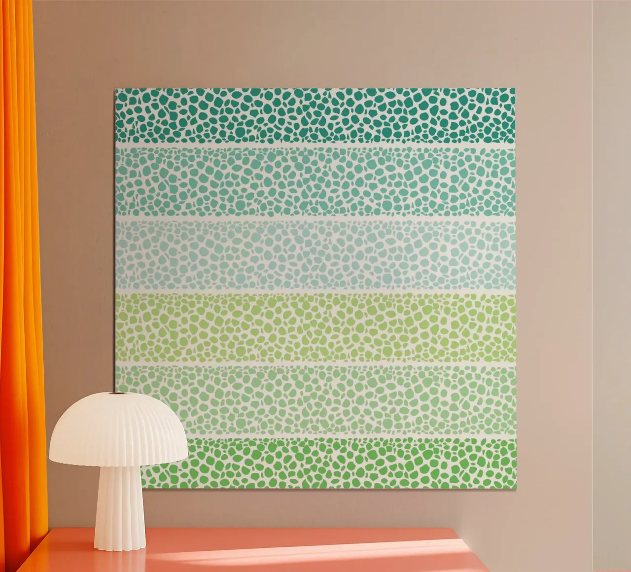 Riverside Zen Pebbles poster da Pom Graphic Design