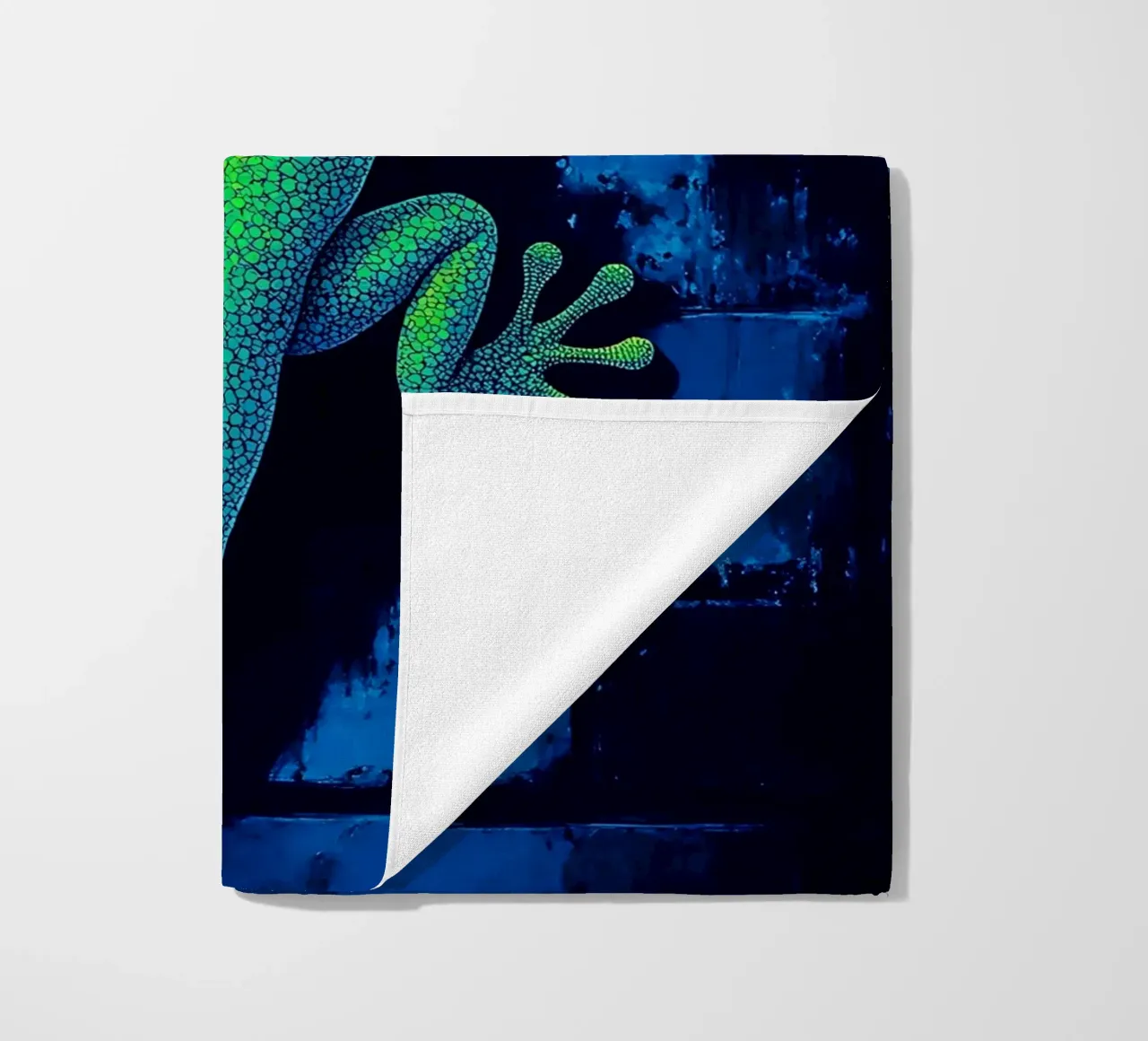 Geco sul muro - Pop Art telo mare da ColorCrash Gallery