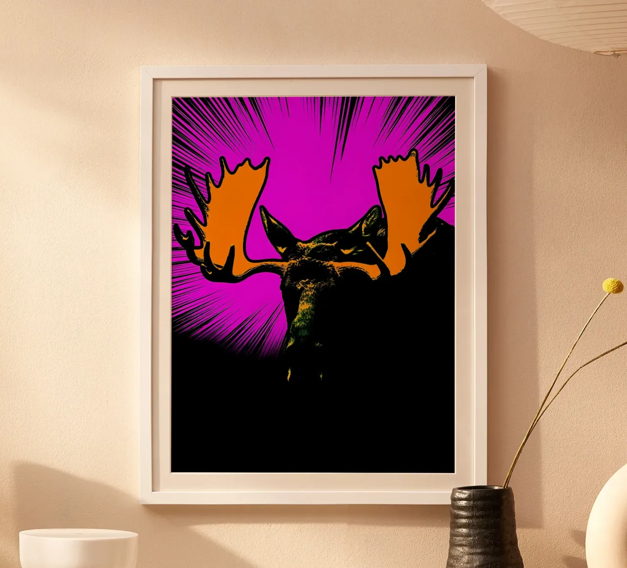 Alce - Pop Art poster da ColorCrash Gallery