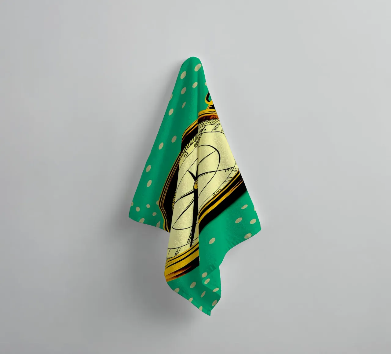 Bussola - Pop Art asciugamano da bagno da ColorCrash Gallery