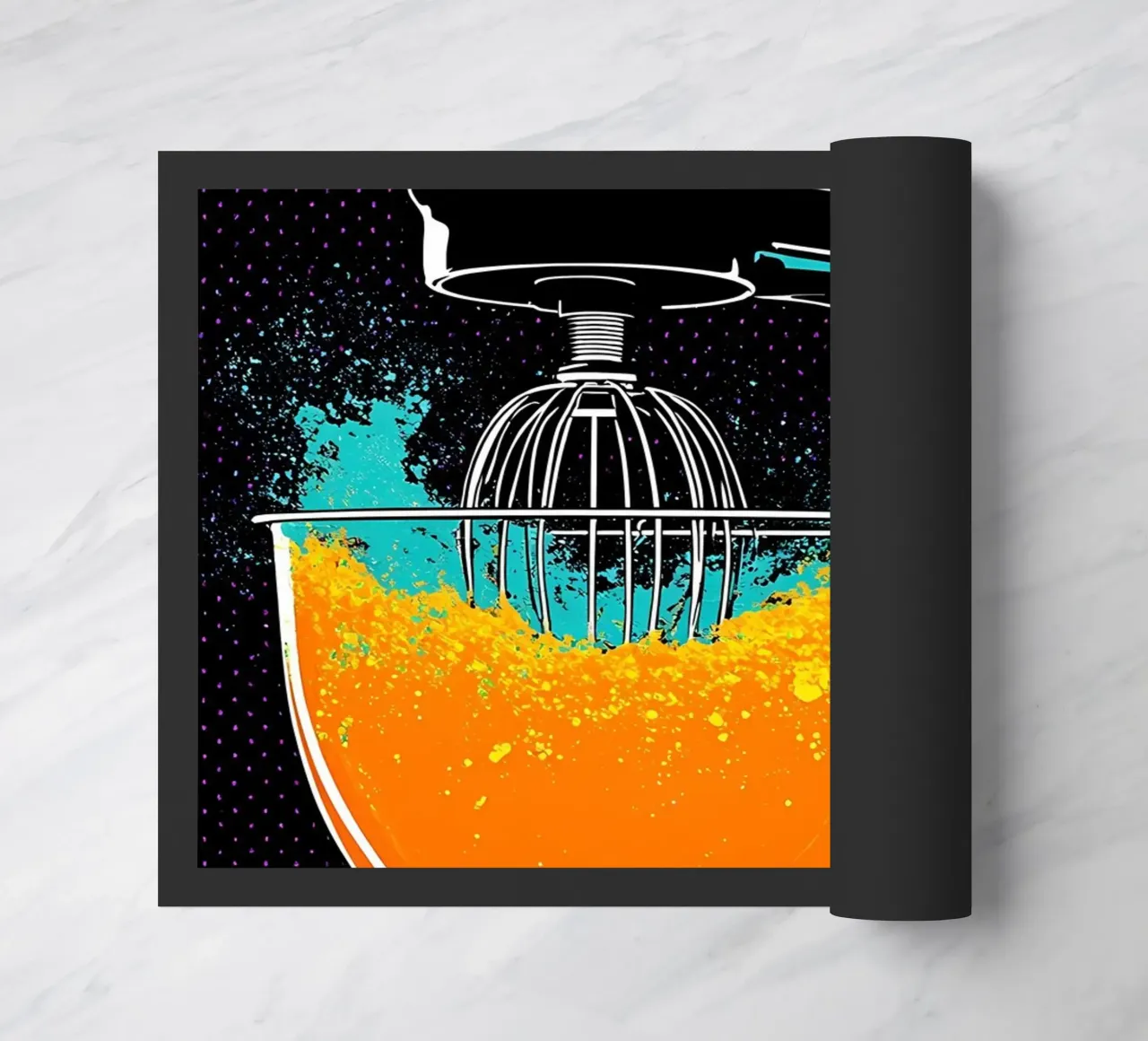 Macchina miscelatrice - Pop Art zerbino da ColorCrash Gallery