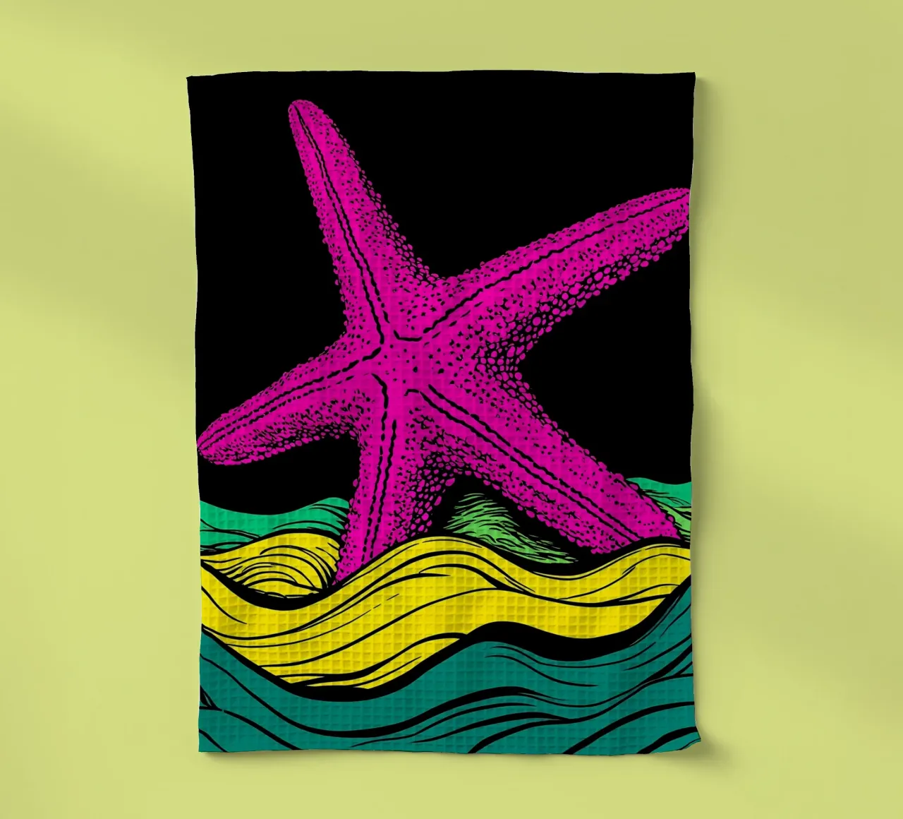 Stella marina - Pop Art canovaccio da cucina da ColorCrash Gallery