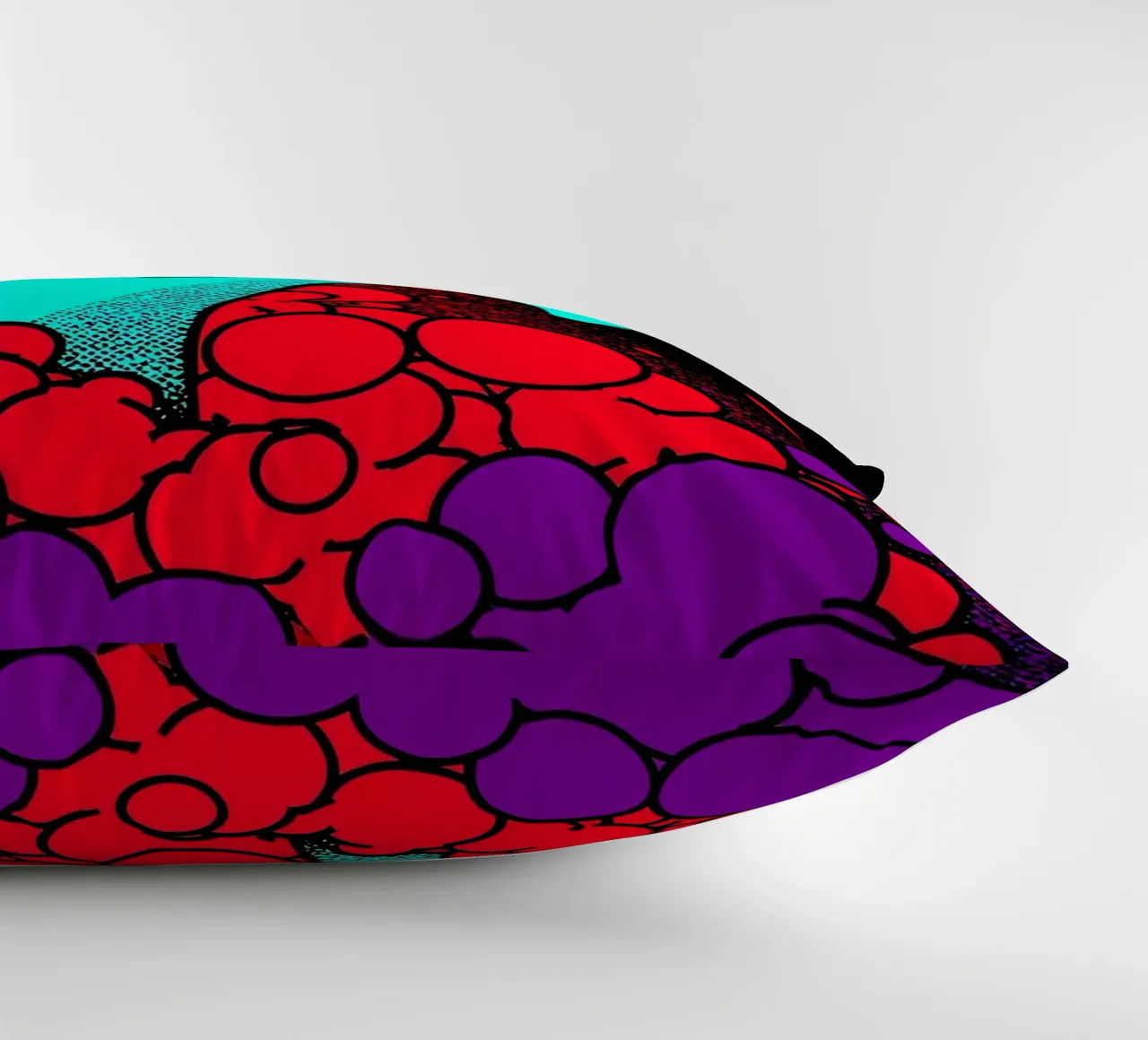 Delfino da bolla - Pop Art cuscino da ColorCrash Gallery