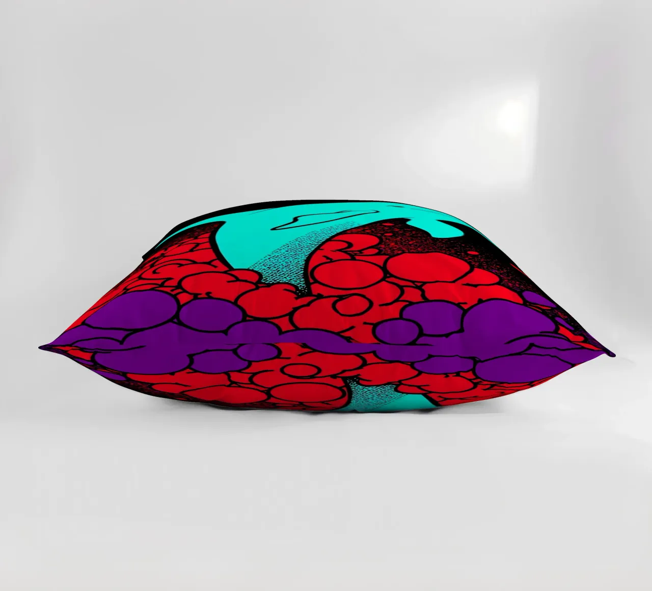 Delfino da bolla - Pop Art cuscino da ColorCrash Gallery