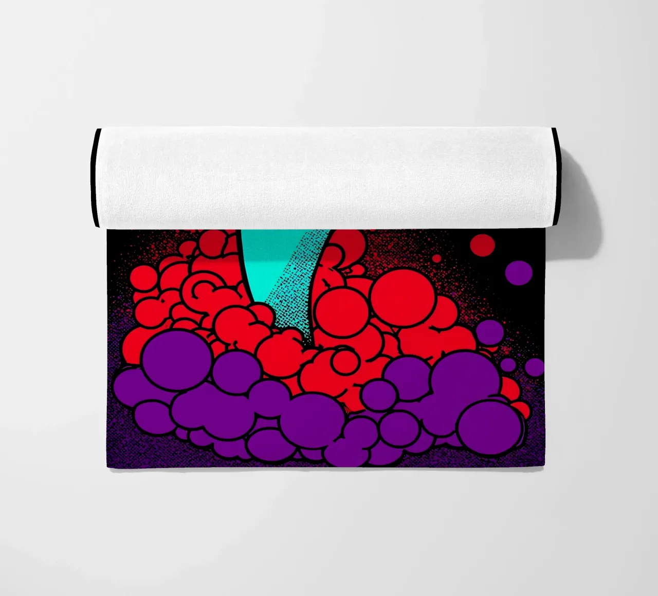 Delfino da bolla - Pop Art telo mare da ColorCrash Gallery