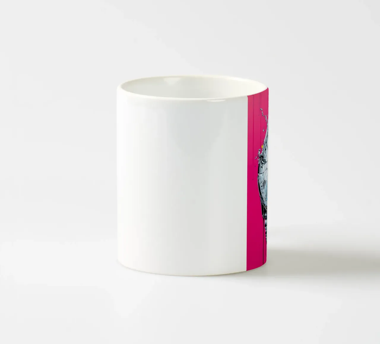 Orologio che si frantuma - Pop Art tazza in ceramica da ColorCrash Gallery