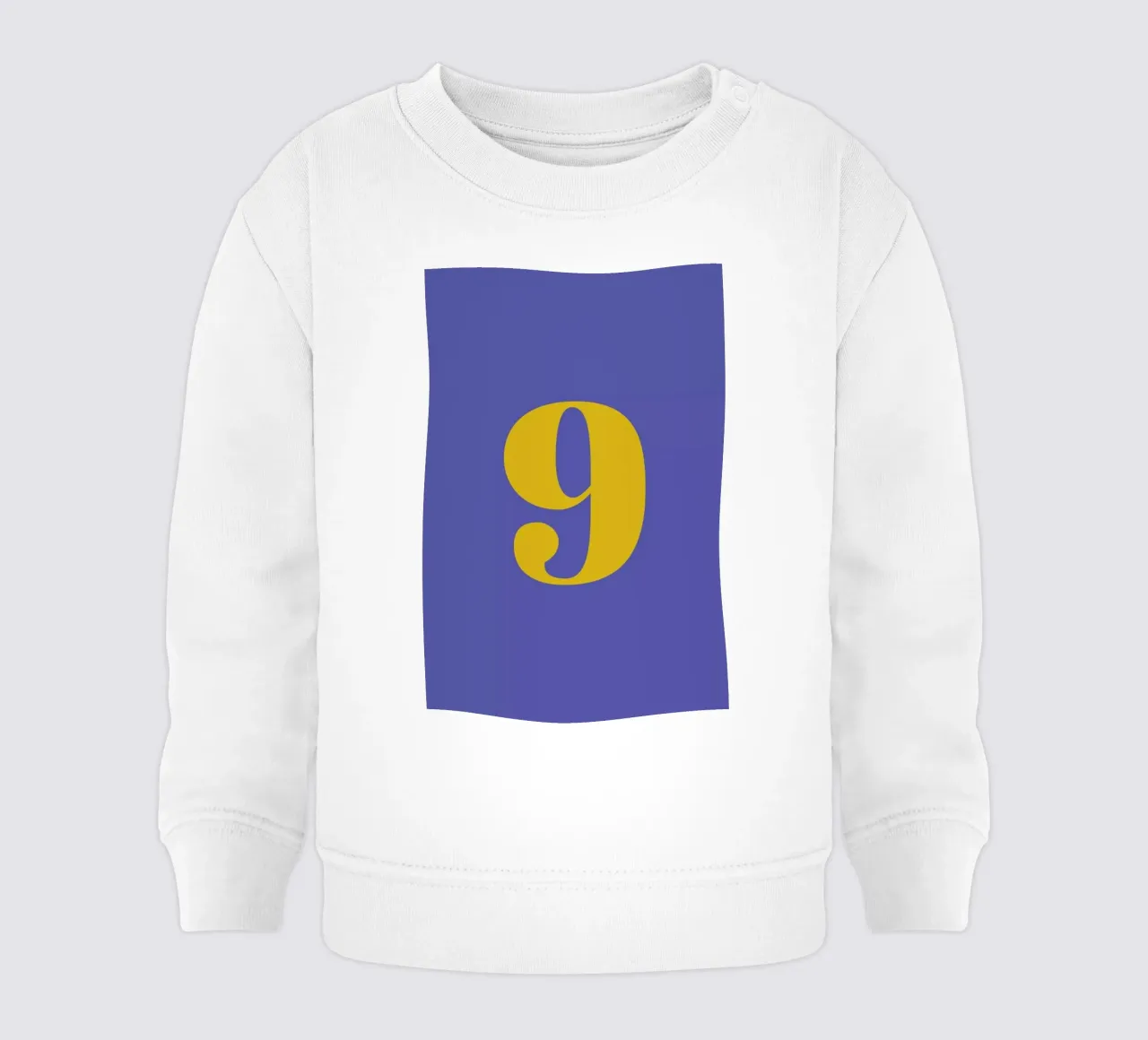 Blue Number 9 felpa neonato da Studio One