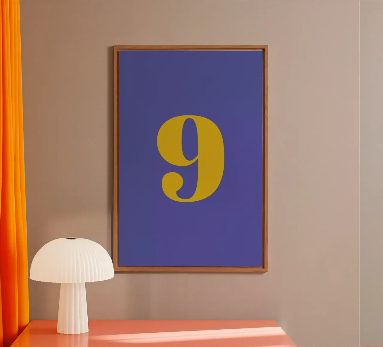 Blue Number 9 forex plate by Studio One