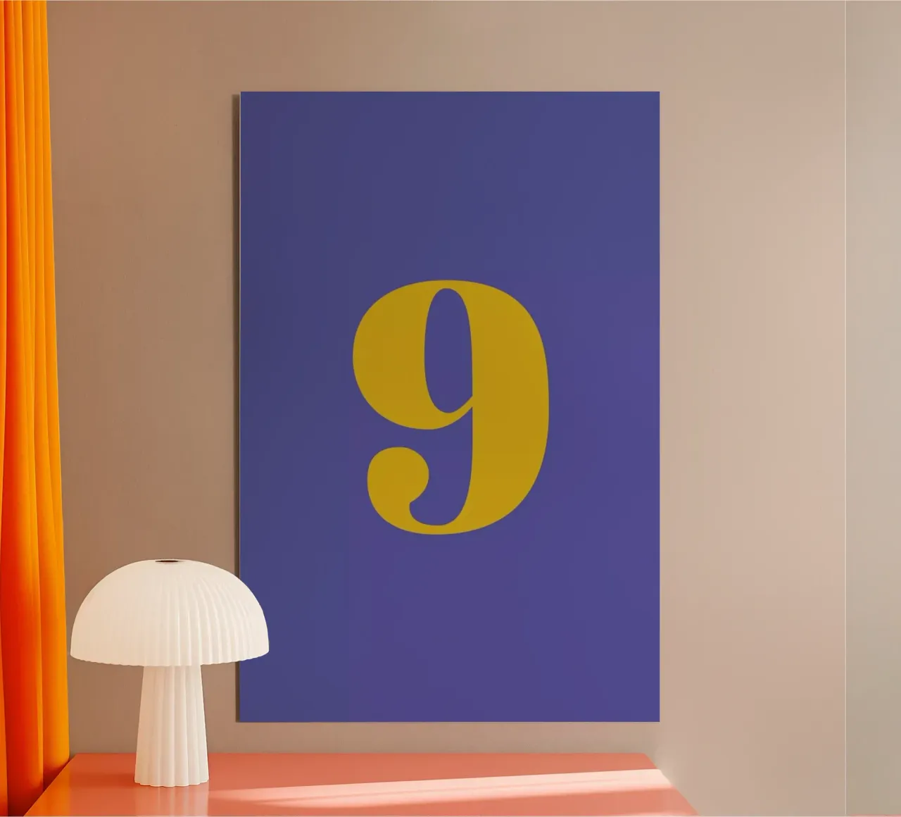 Blue Number 9 forex plate by Studio One