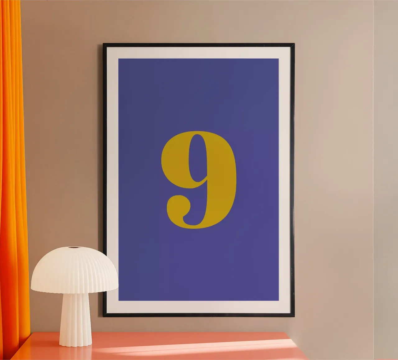 Blue Number 9 carta hahnemühle da Studio One