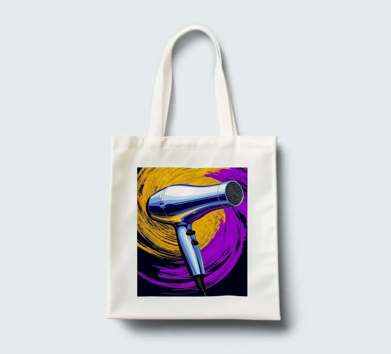 Asciugacapelli - Pop Art borsa in juta da ColorCrash Gallery