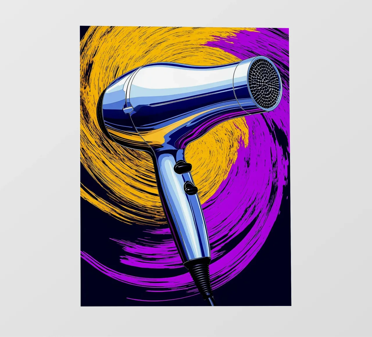 Asciugacapelli - Pop Art telo in pvc da ColorCrash Gallery