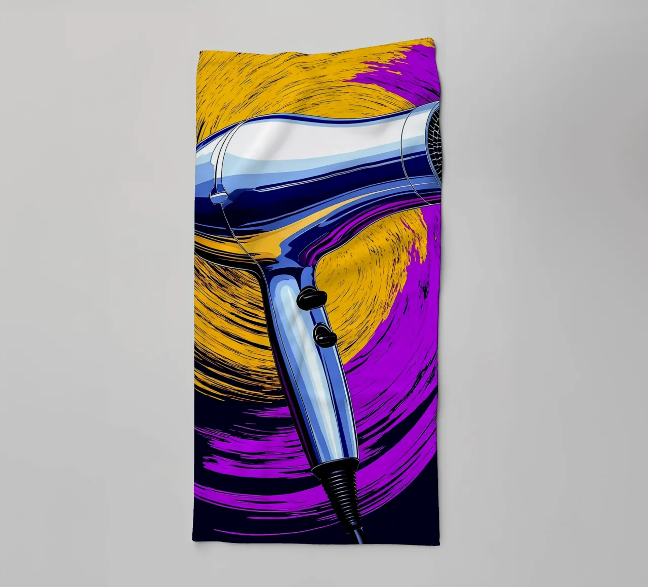 Asciugacapelli - Pop Art asciugamano da bagno da ColorCrash Gallery
