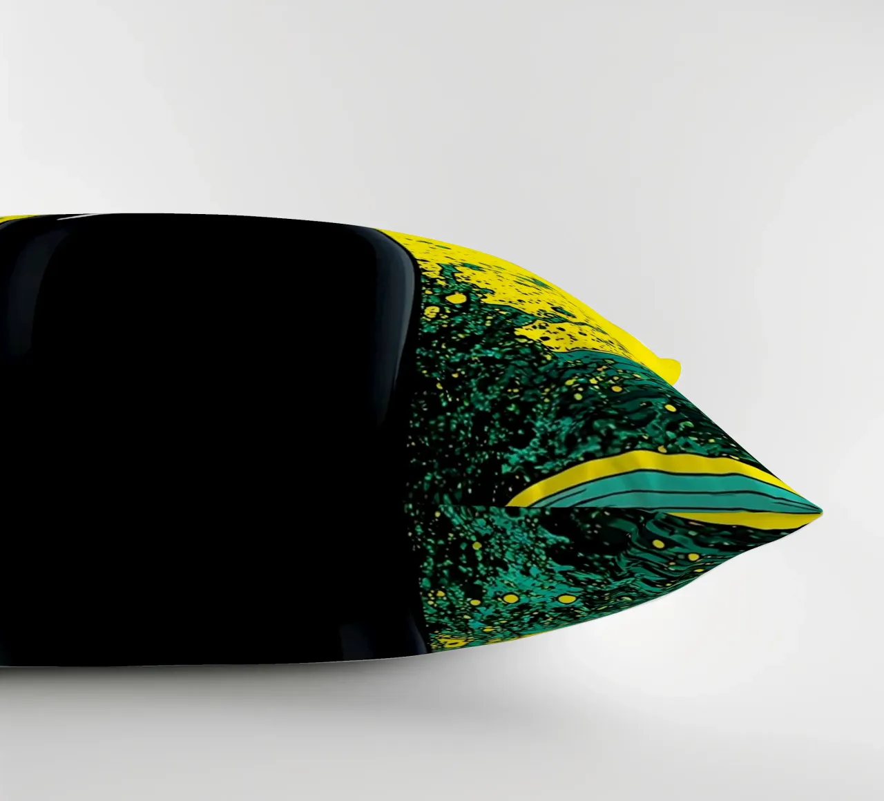 Bottiglia di soia - Pop Art cuscino da ColorCrash Gallery