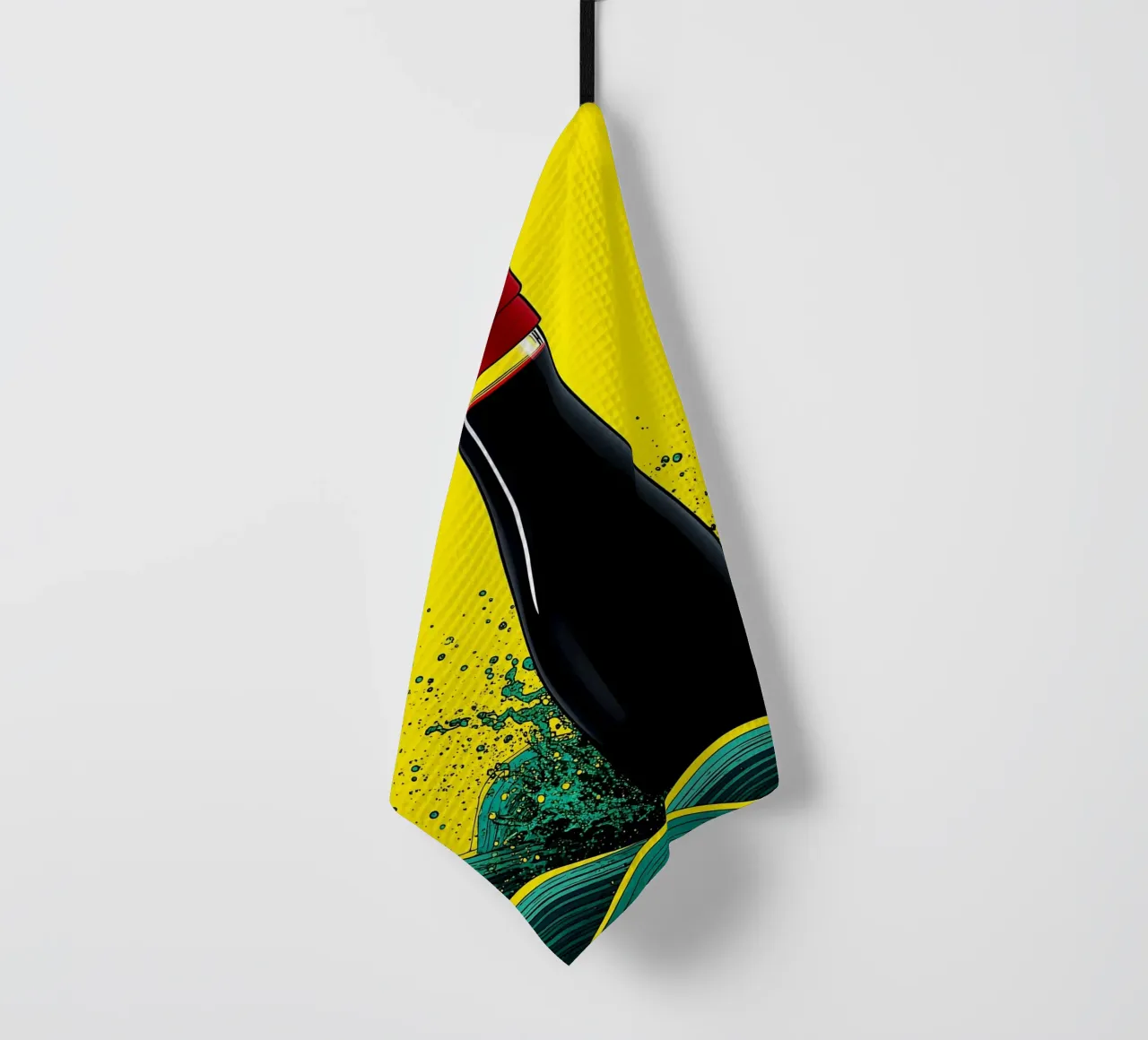 Soy Souce Bottle - Pop Art tea towel by ColorCrash Gallery