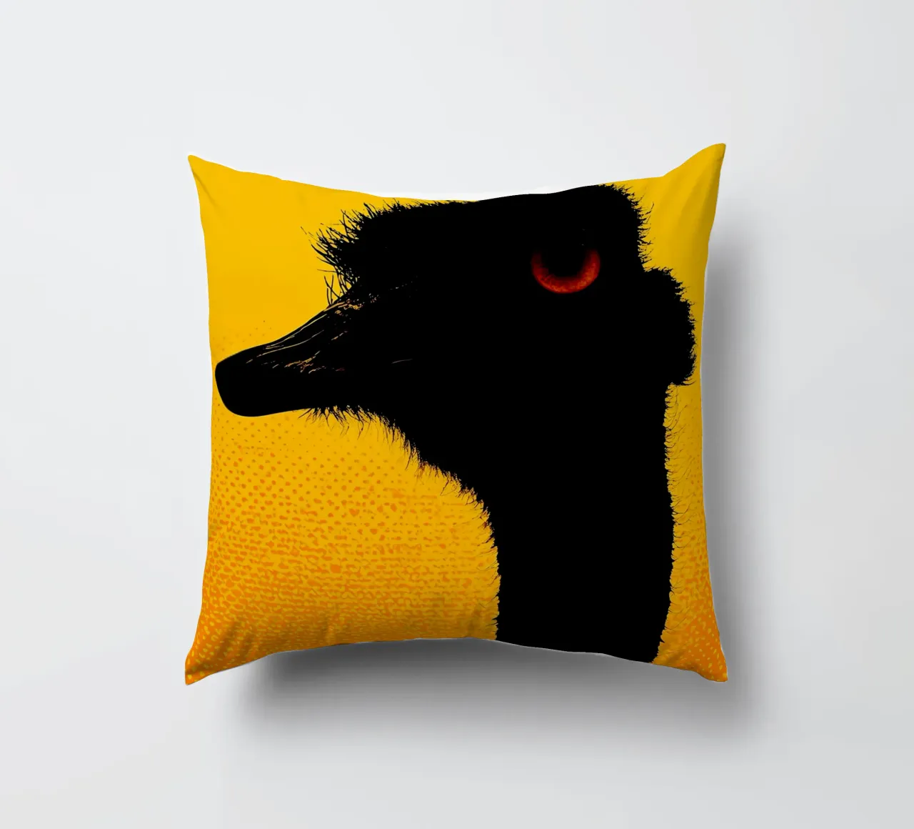 Struzzo - Pop Art cuscino da ColorCrash Gallery
