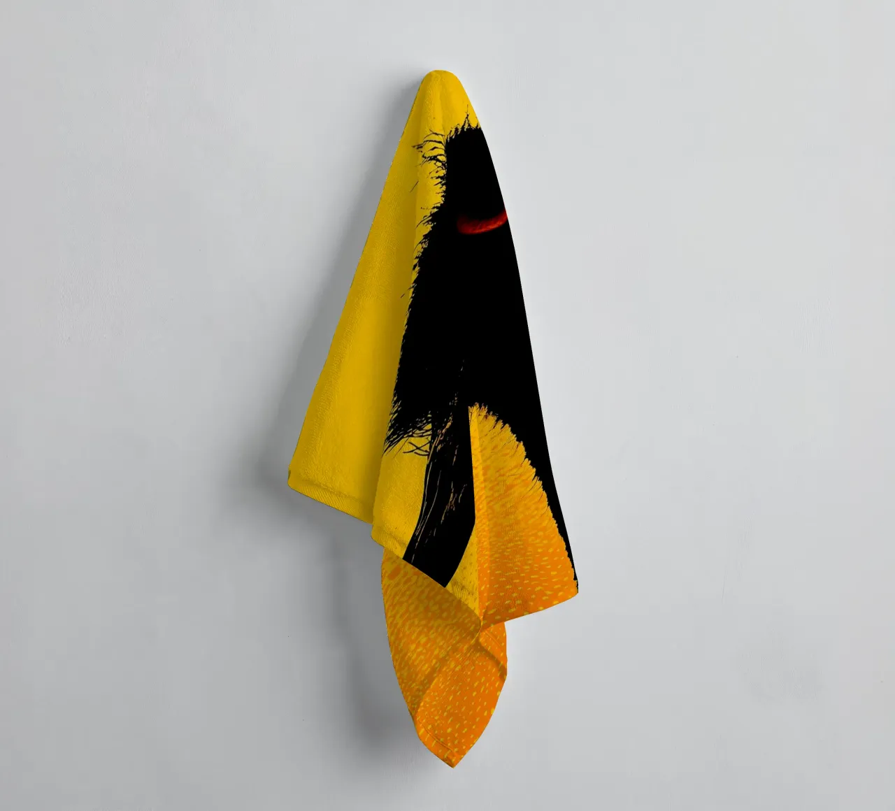 Struzzo - Pop Art asciugamano da bagno da ColorCrash Gallery