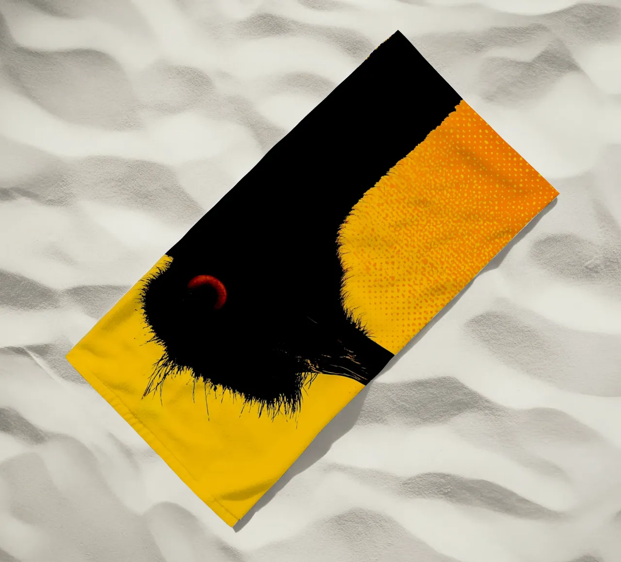 Struzzo - Pop Art telo mare da ColorCrash Gallery