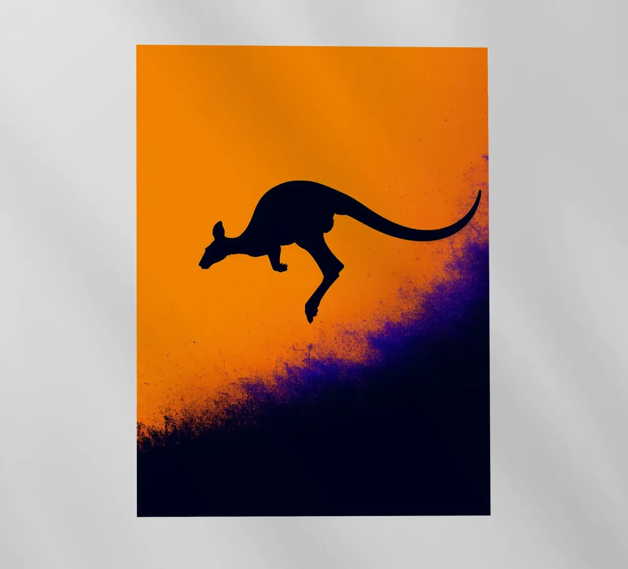 Canguro - Pop Art pellicola backlit da ColorCrash Gallery