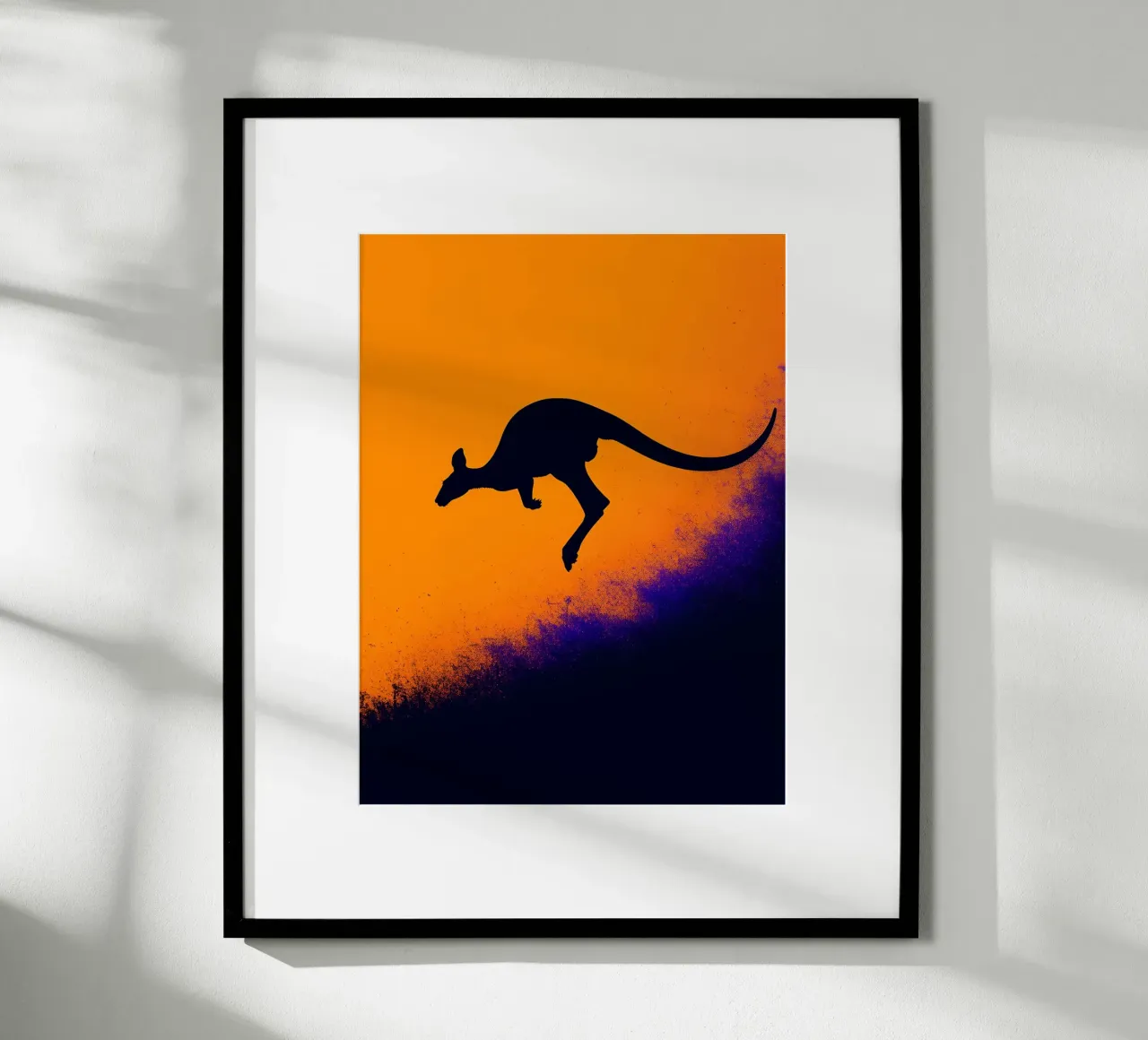 Känguru - Pop-Art Poster von ColorCrash Gallery