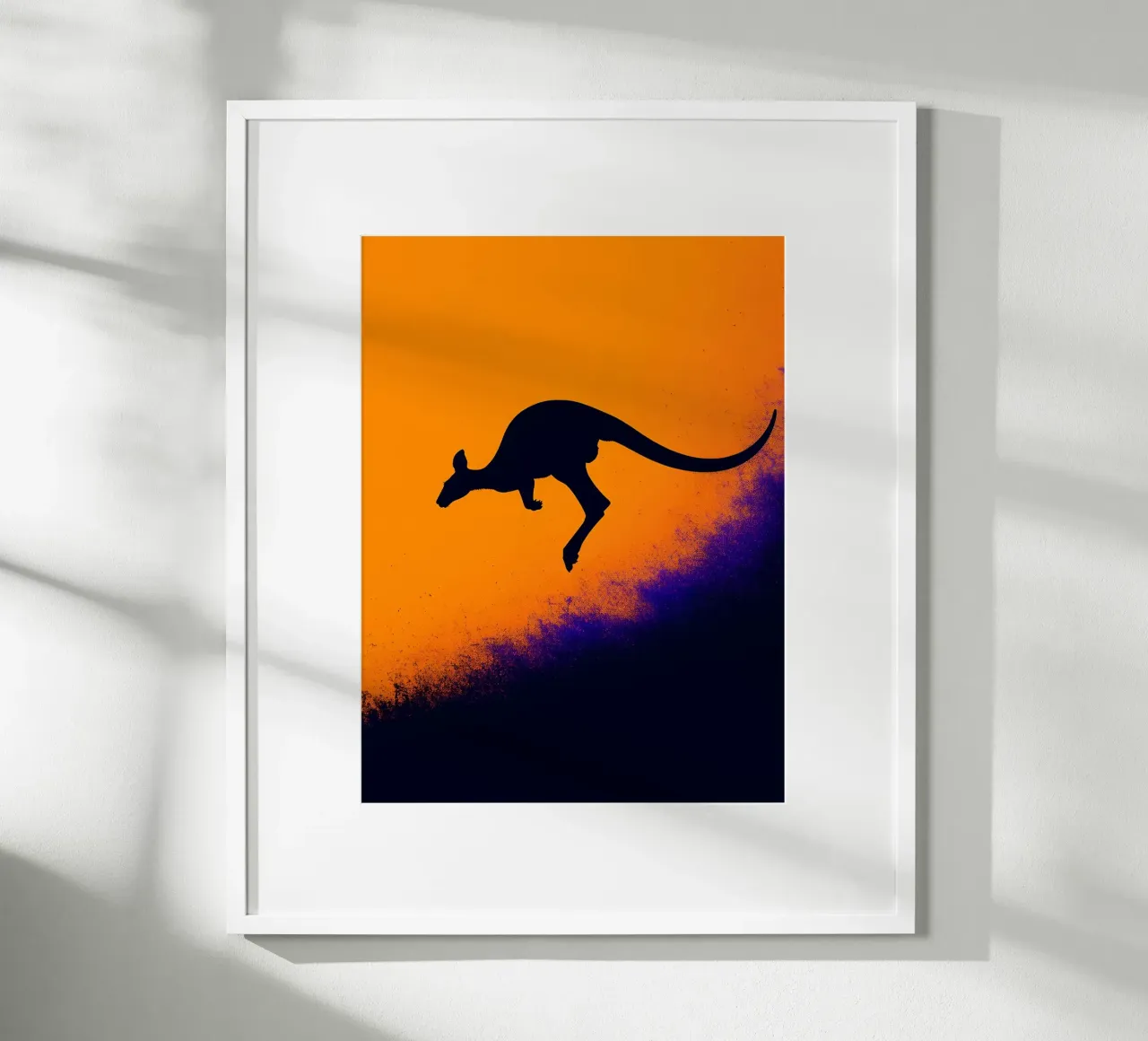 Känguru - Pop-Art Poster von ColorCrash Gallery