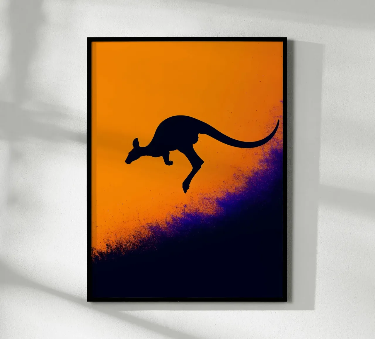 Känguru - Pop-Art Poster von ColorCrash Gallery