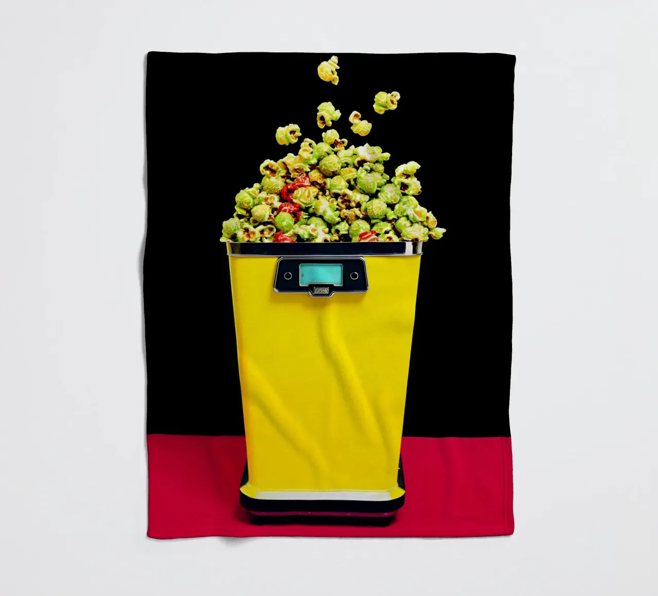 Macchina per popcorn - Pop Art coperta in pile da ColorCrash Gallery