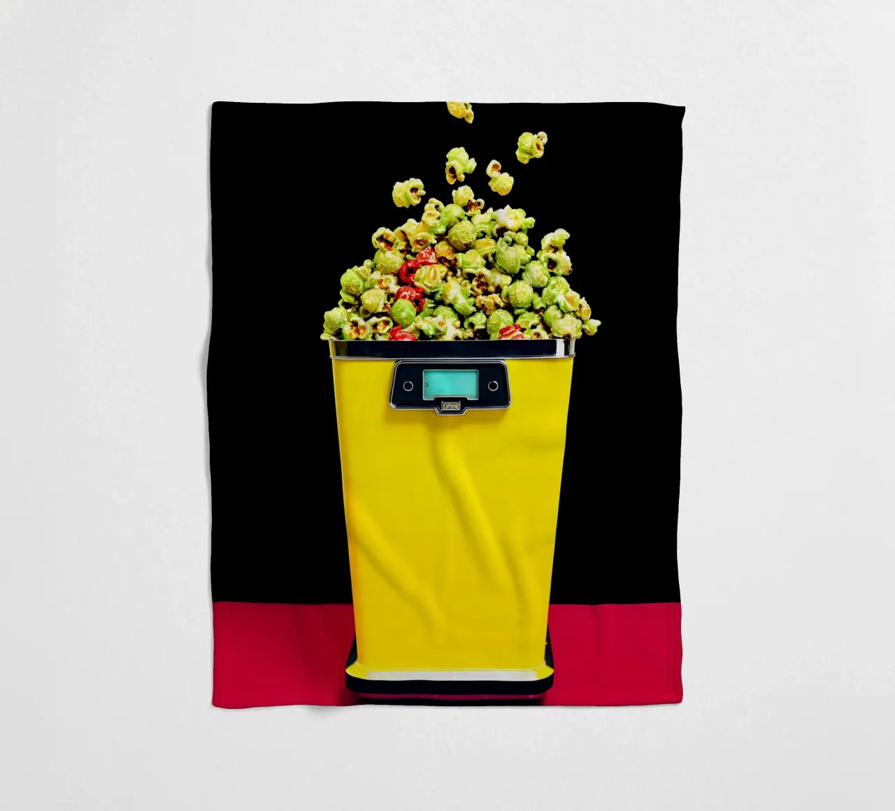 Macchina per popcorn - Pop Art coperta in pile da ColorCrash Gallery