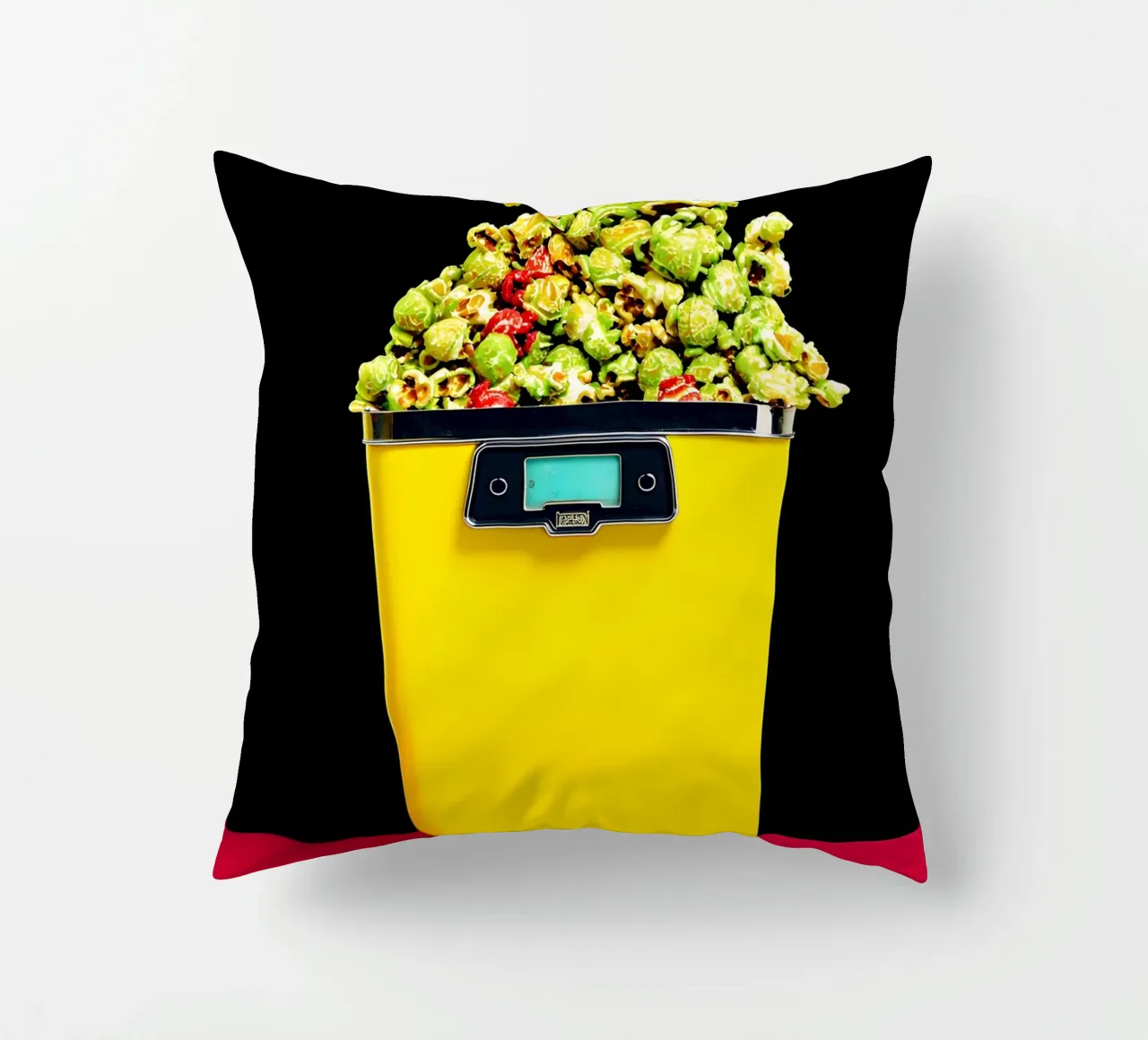 Macchina per popcorn - Pop Art cuscino da ColorCrash Gallery