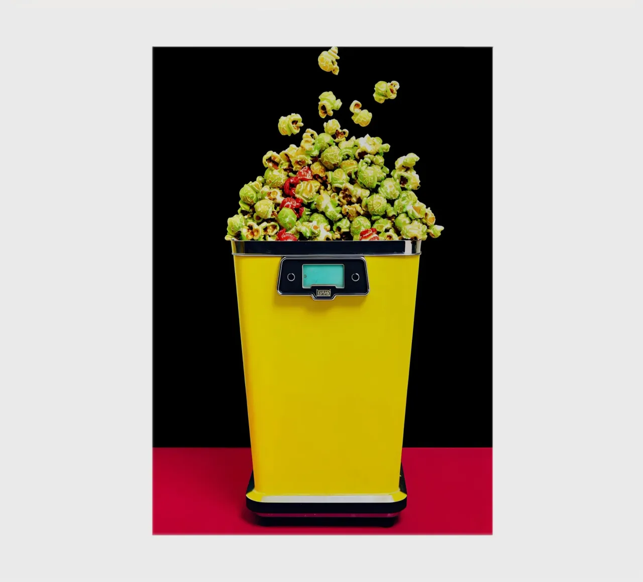 Popcorn Machine - Pop Art notebook by ColorCrash Gallery