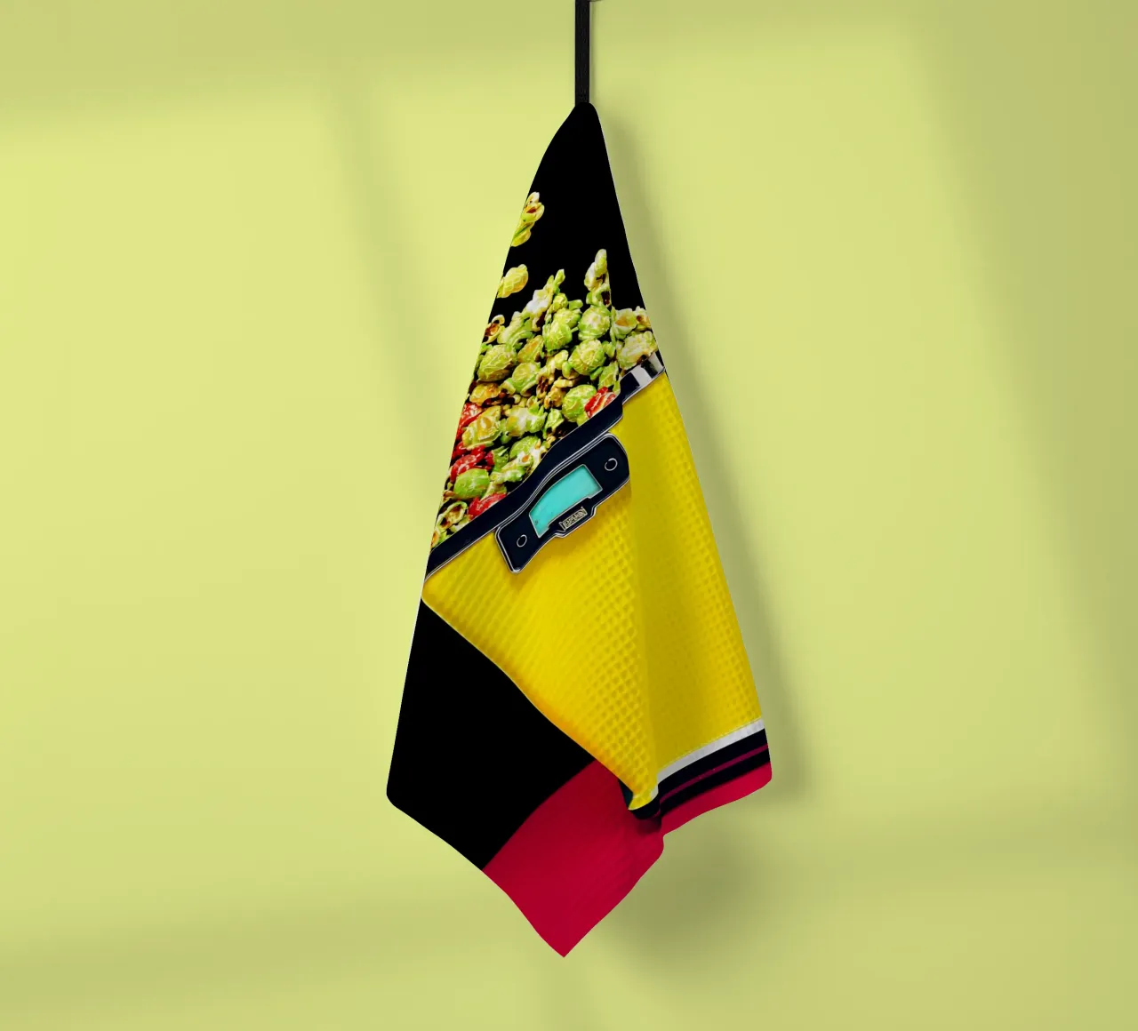 Machine à pop-corn - Pop Art torchon de ColorCrash Gallery