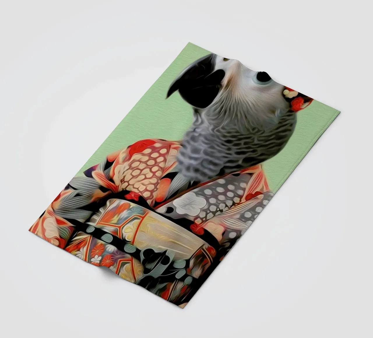 Miss Parrow coperta in pile da Tein Lucasson