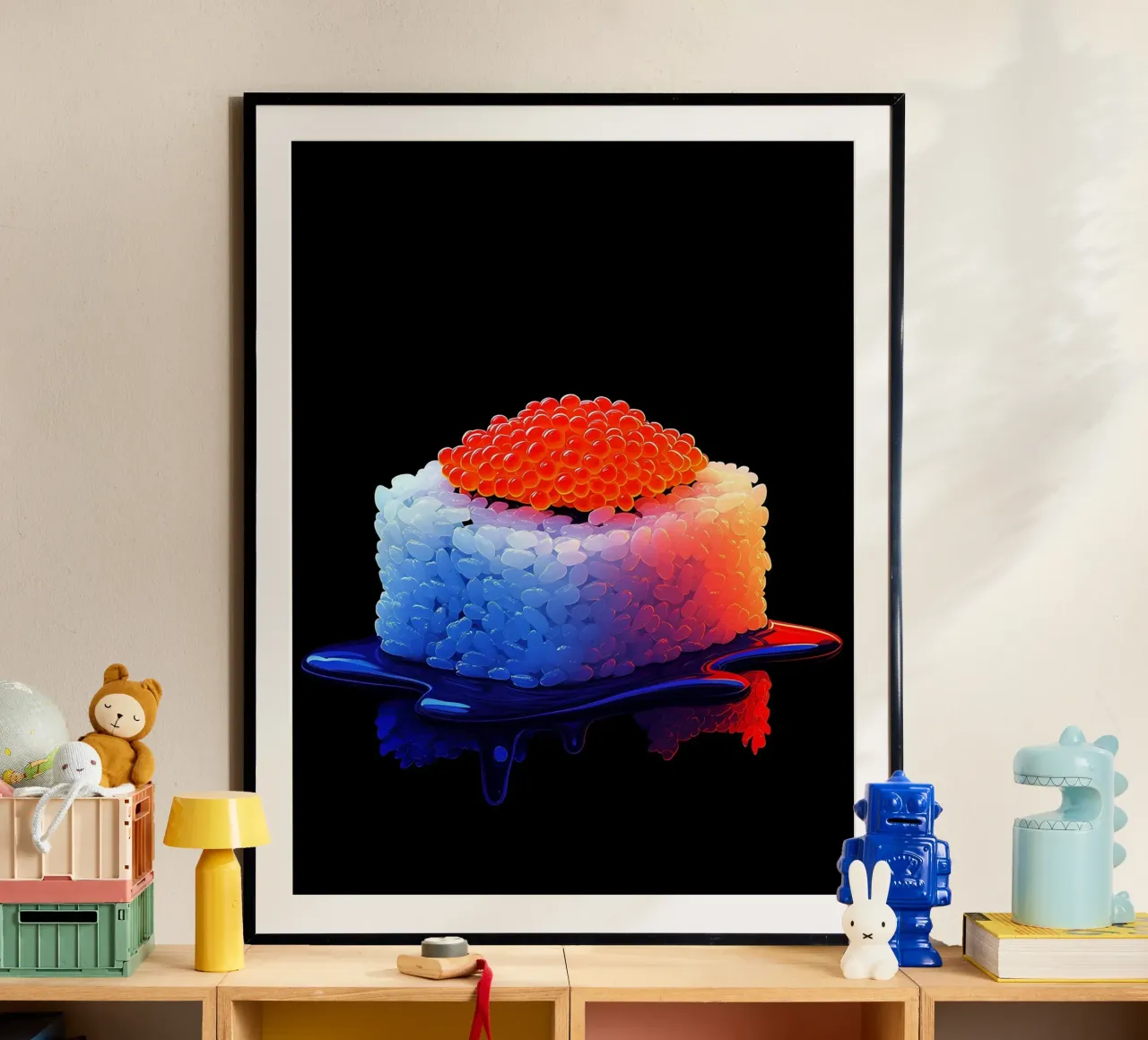 Sushi - Pop Art carta hahnemühle da ColorCrash Gallery