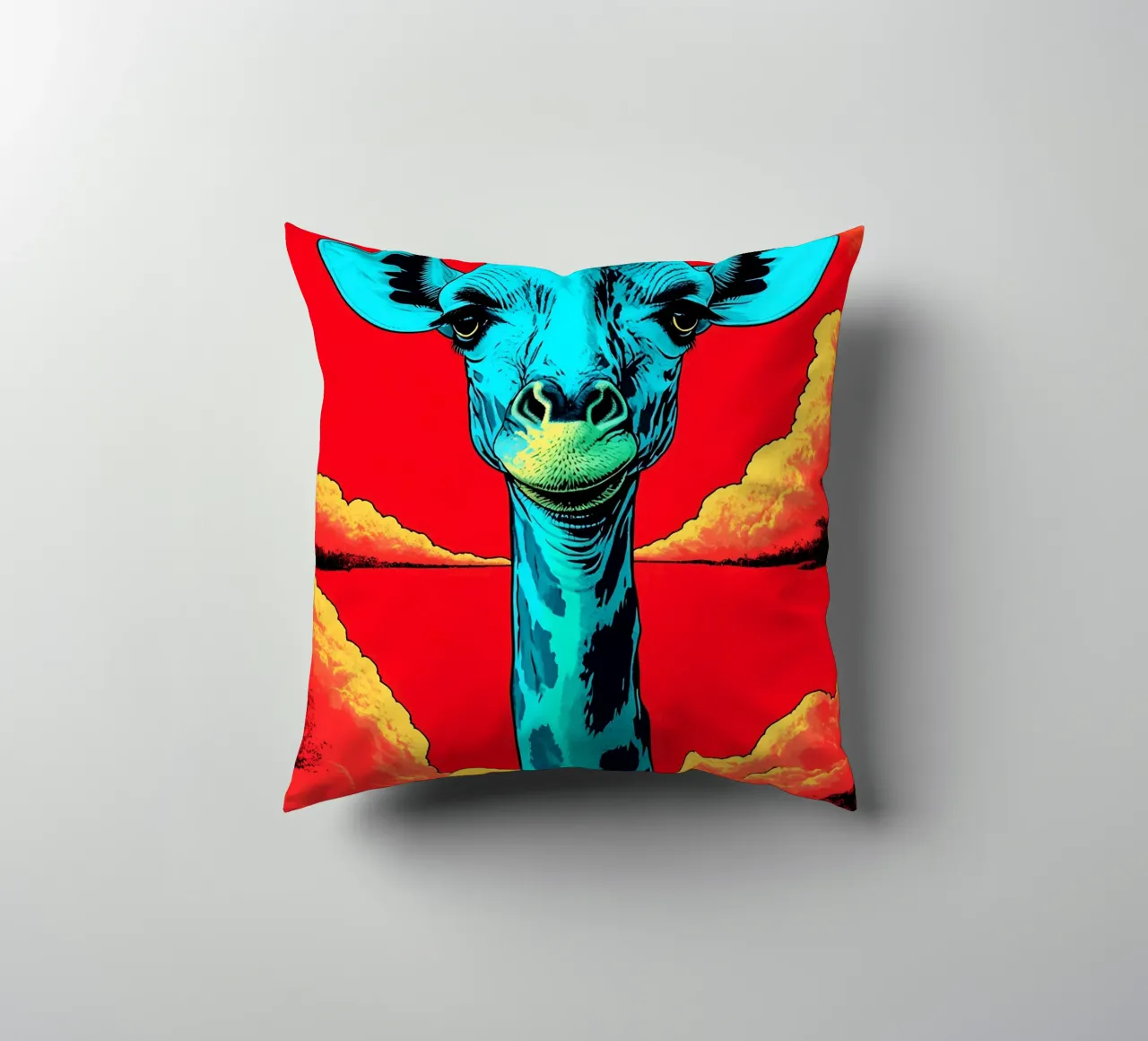 Giraffa - Pop Art cuscino da ColorCrash Gallery