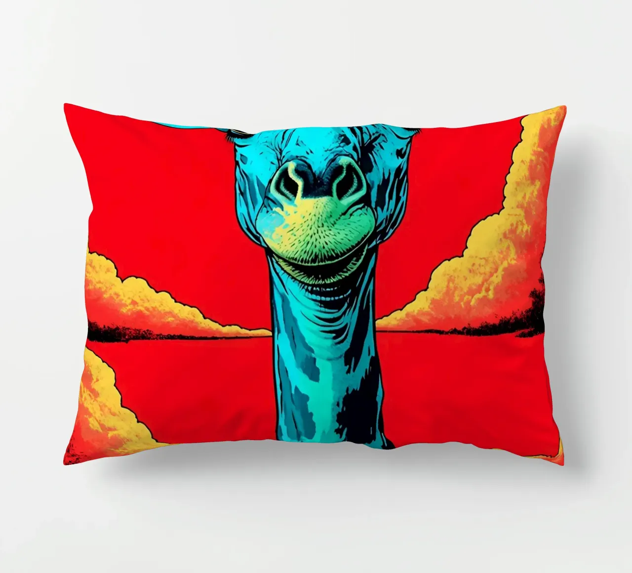 Giraffa - Pop Art cuscino da ColorCrash Gallery