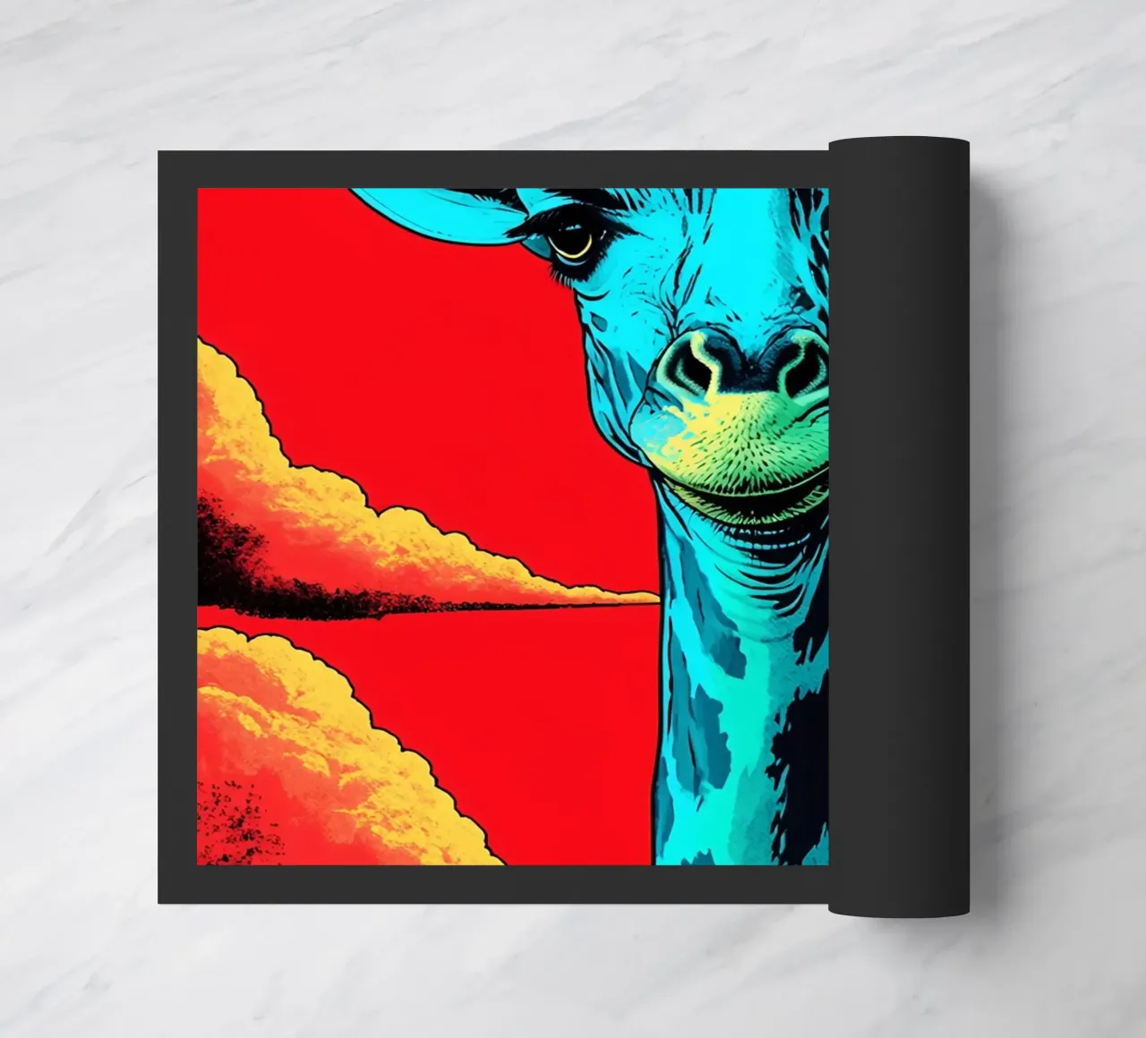 Giraffa - Pop Art zerbino da ColorCrash Gallery